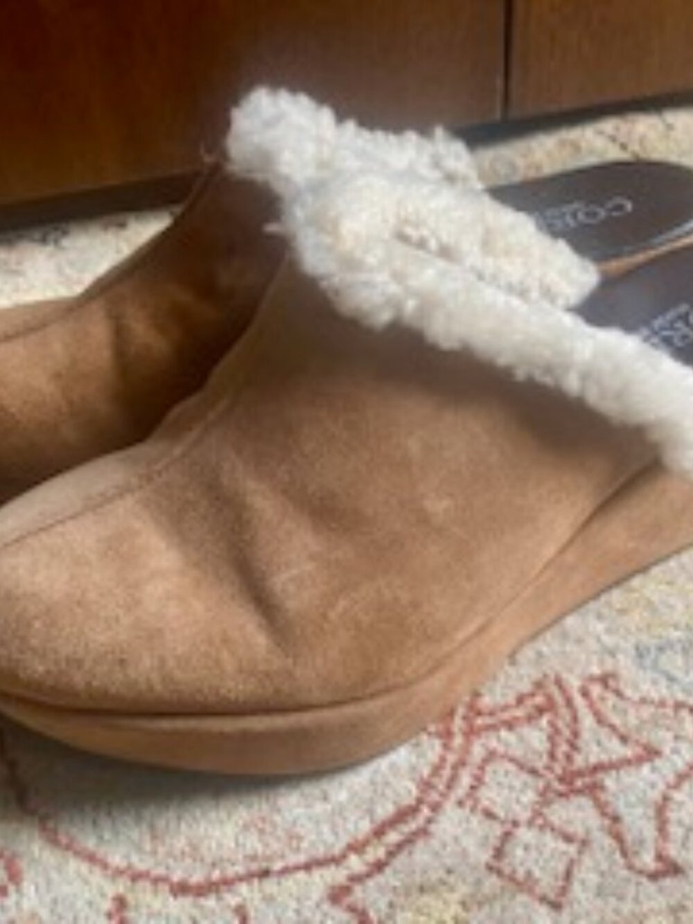 Cordani Suede Platform Mules